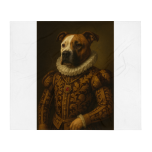 Custom Pet Portrait Blanket