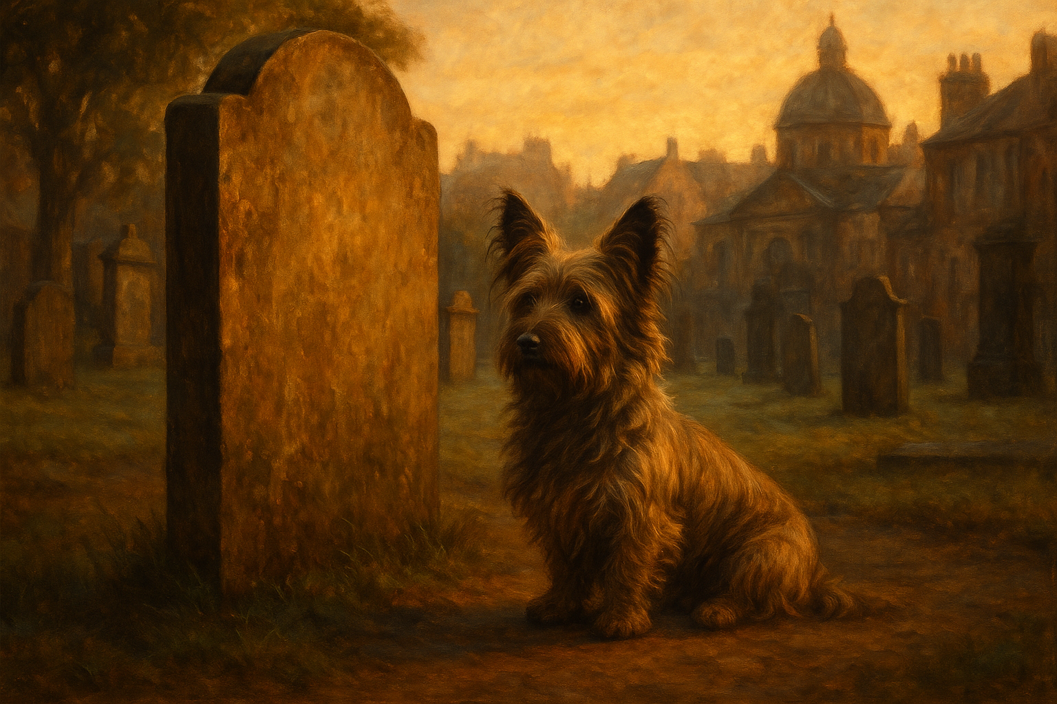 The Little Dog Who Guarded a Grave for 14 Years